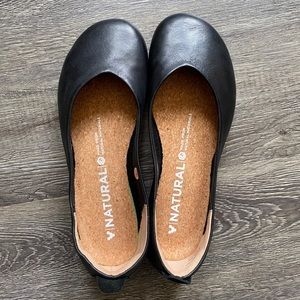 Vivo barefoot jing jing II black leather shoes